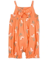 Carter's Baby Girls Floral Tank Romper