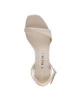Anne Klein Women's Mia Ankle Strap Block Heel Dress Sandals