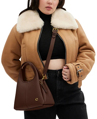 Coach Lana 23 Polished Pebble Leather Small Shoulder Bag