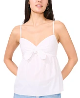 1.state Women's Cotton Tie-Front Camisole