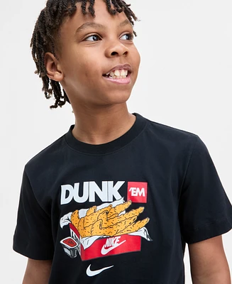 Nike Big Kids Sportswear Dunk Graphic Cotton T-Shirt
