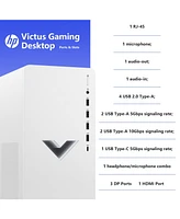 Hp Victus 15L Gaming Tower Desktop Intel Core i5 14400F 16GB Ram Nvidia GeForce Rtx 4060 256GB Ssd Storage Windows 11 Home - White