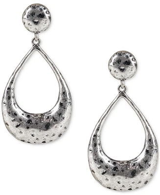 Patricia Nash Hammered Finish Teardrop Door Knocker Drop Earrings