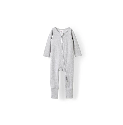 Cotton On Baby Boys The Billie Long Sleeve Rib Romper