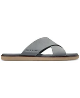 Cole Haan Men's Nantucket Cross Strap Slip-On Slide Sandals