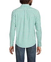 Lands' End Men's Traditional Fit Essential Lightweight Poplin Shirt