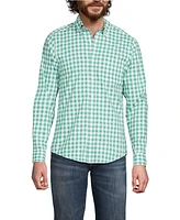 Lands' End Men's Traditional Fit Essential Lightweight Poplin Shirt
