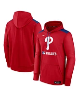 Nike Men's Red Philadelphia Phillies Authentic Collection Performance Pullover Hoodie