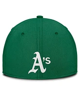 Nike Men's Green/Gold Oakland Athletics Rise Swoosh Performance Flex Hat