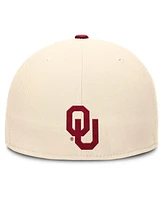 Jordan Men's Natural Oklahoma Sooners Primetime True Performance Fitted Hat