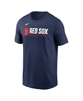 Nike Men's Navy Boston Red Sox Team Block T-Shirt