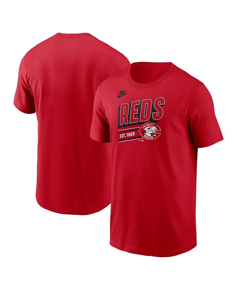 Nike Men's Red Cincinnati Reds Cooperstown Collection Retro T-Shirt