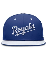 Nike Men's Royal/White Kansas City Royals True Primetime Two-Tone Performance Fitted Hat