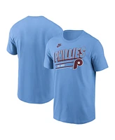 Nike Men's Light Blue Philadelphia Phillies Cooperstown Collection Retro T-Shirt