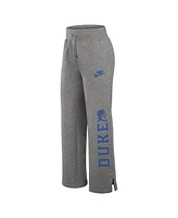 Nike Women's Heather Gray Duke Blue Devils Legacy One Line Phoenix Fleece Sweatpants