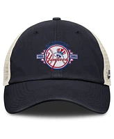 Nike Men's Navy/Natural New York Yankees Cooperstown Collection Club Trucker Adjustable Hat