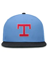 Nike Men's Light Blue/Navy Texas Rangers True Primetime Two-Tone Performance Fitted Hat