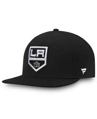 Fanatics Men's Black Los Angeles Kings Core Fitted Hat