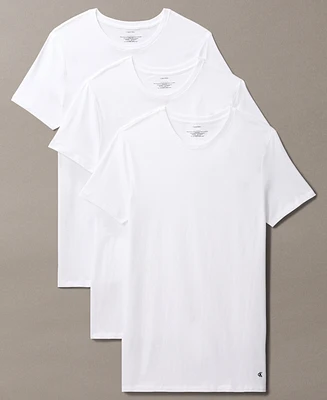Calvin Klein Men's 3-Pack Cotton Classics Crewneck T-Shirts
