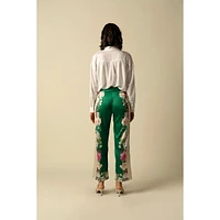 Raishma Studio Women's Amora Green Trousers