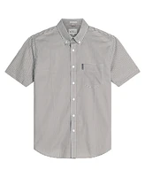 Ben Sherman Men's Geo-Print Short Sleeve Shirt