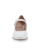 Kenneth Cole Reaction Little and Big Girls Cultivated Pearl Corlis Heel Shoe