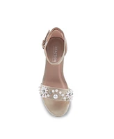 Kenneth Cole Reaction Little and Big Girls Cultivated Pearl Farah Heel Sandal