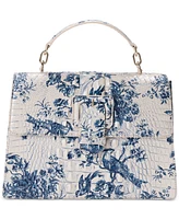 Brahmin Hallie Daylily Melbourne Medium Leather Satchel
