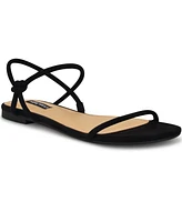 Nine West Women's Maizy Strappy Flat Slip-On Sandals