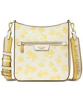 kate spade new york Hudson Spring Pansies Messenger Crossbody