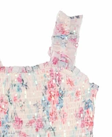 Rare Editions Little Girls 2-Piece Sequin Chiffon Maxi Dress with Bag Set