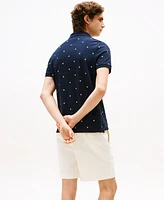 Tommy Hilfiger Men's All Over Star Print Polo Shirt