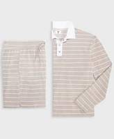 Mode Of One Mens Relaxed Fit Striped Terry Pullover Top Shorts Exclusively At Macys