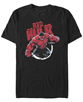 Marvel Men's Hulk Circle Stone Short Sleeve T-Shirt