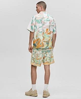 Mode Of One Mens Slick Play Camp Shirt 7 Mesh Shorts Exclusively At Macys