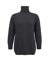 Celtic & Co. Women's Cashmere and Merino Roll Neck Sweater