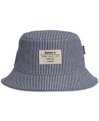 Barbour Men's Tynedale Stripe Logo Bucket Hat