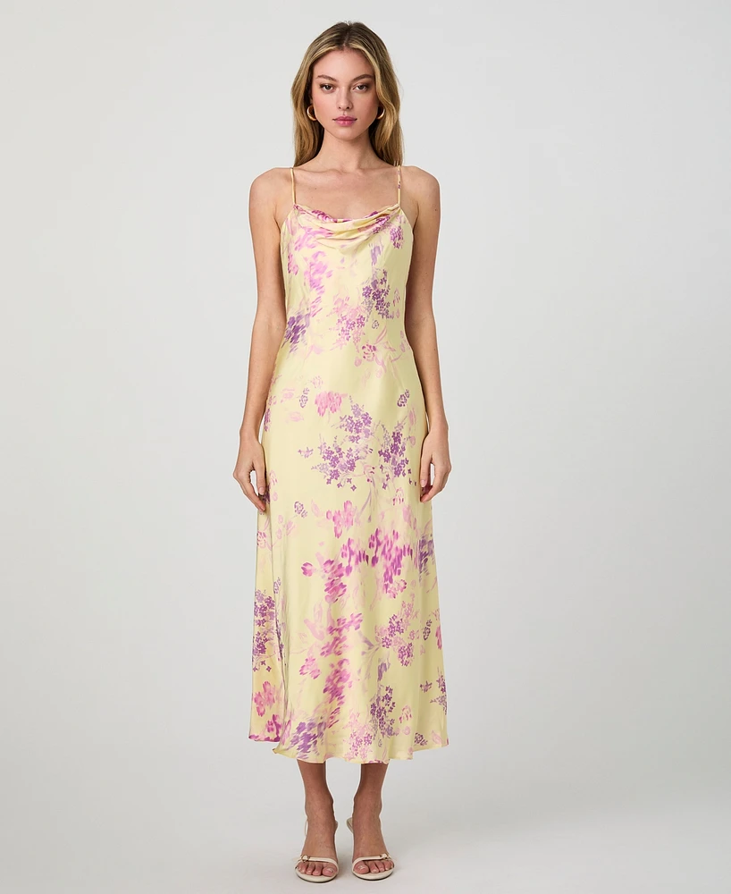 French Connection Women's Elyria Oona Satin Slip Dress