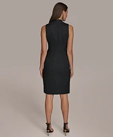 Donna Karan New York Women's Hardware-Trim Sheath Dress