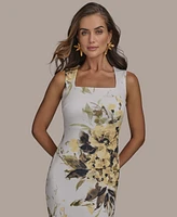 Donna Karan New York Women's Floral-Print Sheath Dress