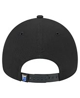 New Era Men's Black Kansas City Royals 9FORTY A-Frame Adjustable Hat