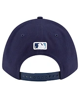 New Era Men's Navy Tampa Bay Rays Player Replica 9FORTY Adjustable Hat