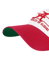 '47 Brand Men's White Alabama Crimson Tide Gridiron Clean Up Adjustable Hat