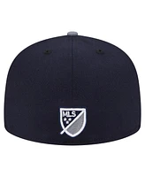 New Era Men's Navy San Diego Fc 2025 Kickoff 59FIFTY Fitted Hat