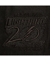 Mitchell & Ness Men's Black Tampa Bay Lightning Soul Strike Tonal Snapback Hat