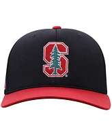 Top of the World Men's Black Stanford Cardinal Reflex Fitted Hat