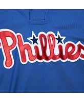 Mitchell & Ness Men's Roy Halladay Royal Philadelphia Phillies 2010 Authentic Batting Practice Pullover Jersey