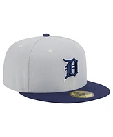 New Era Men's Gray/Navy Detroit Tigers Colorpack Two-Tone 59FIFTY Fitted Hat