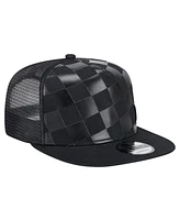 New Era Men's Black Houston Astros Score Check A-Frame Trucker 9FIFTY Snapback Hat