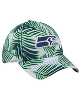 New Era Men's Gray Seattle Seahawks Palms 39THIRTY Flex Hat